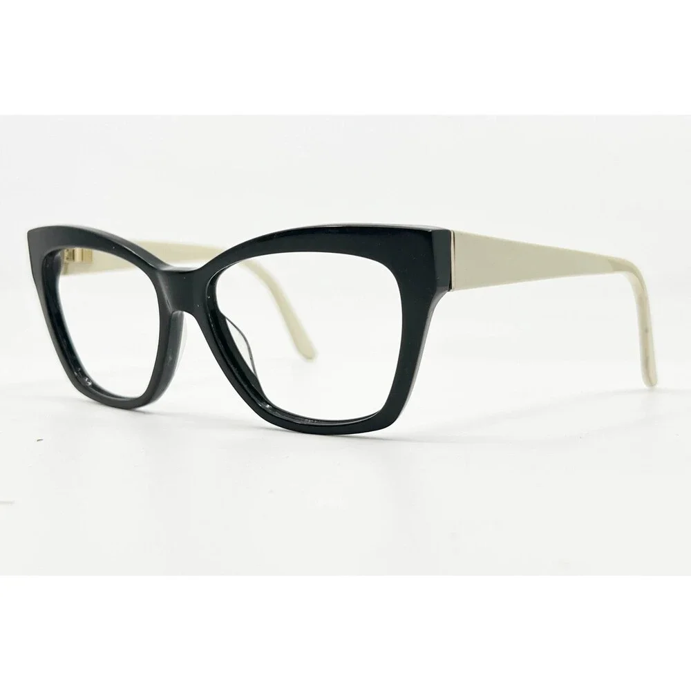 Kirkland Signature Eyeglasses Womens Black Cat Eye Lake Como 54-16-140